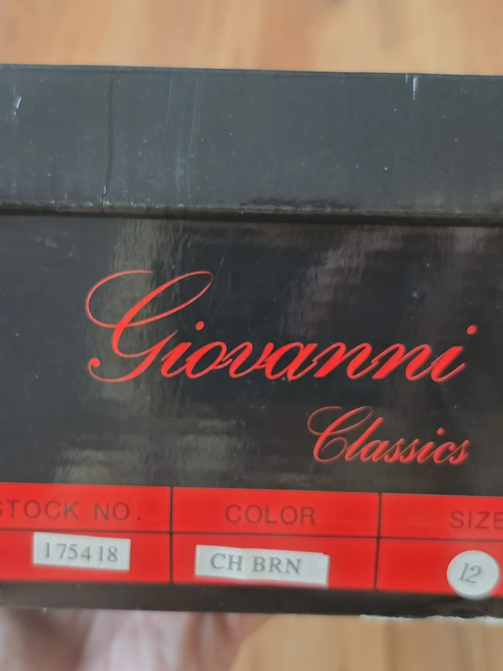 Giovanni Men's Brown Leather Dress Shoes